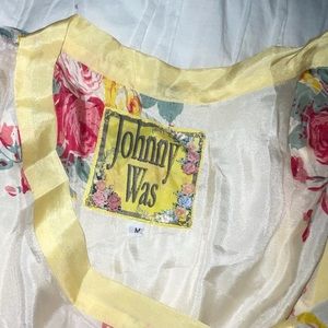 JOHNNY WAS SILK DRESS SZ M
